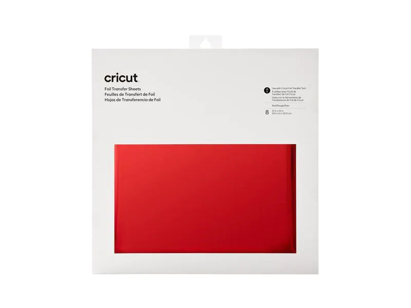 Cricut Foil Transfer Sheets 12 x 12" rot