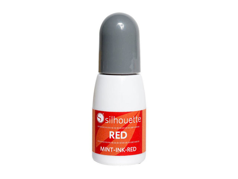 Silhouette Mint Stempelfarbe rot