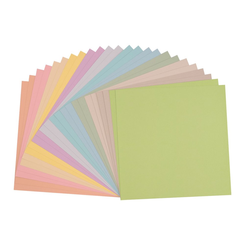 Florence • Cardstock multipack texture 30,5x30,5cm Pastell