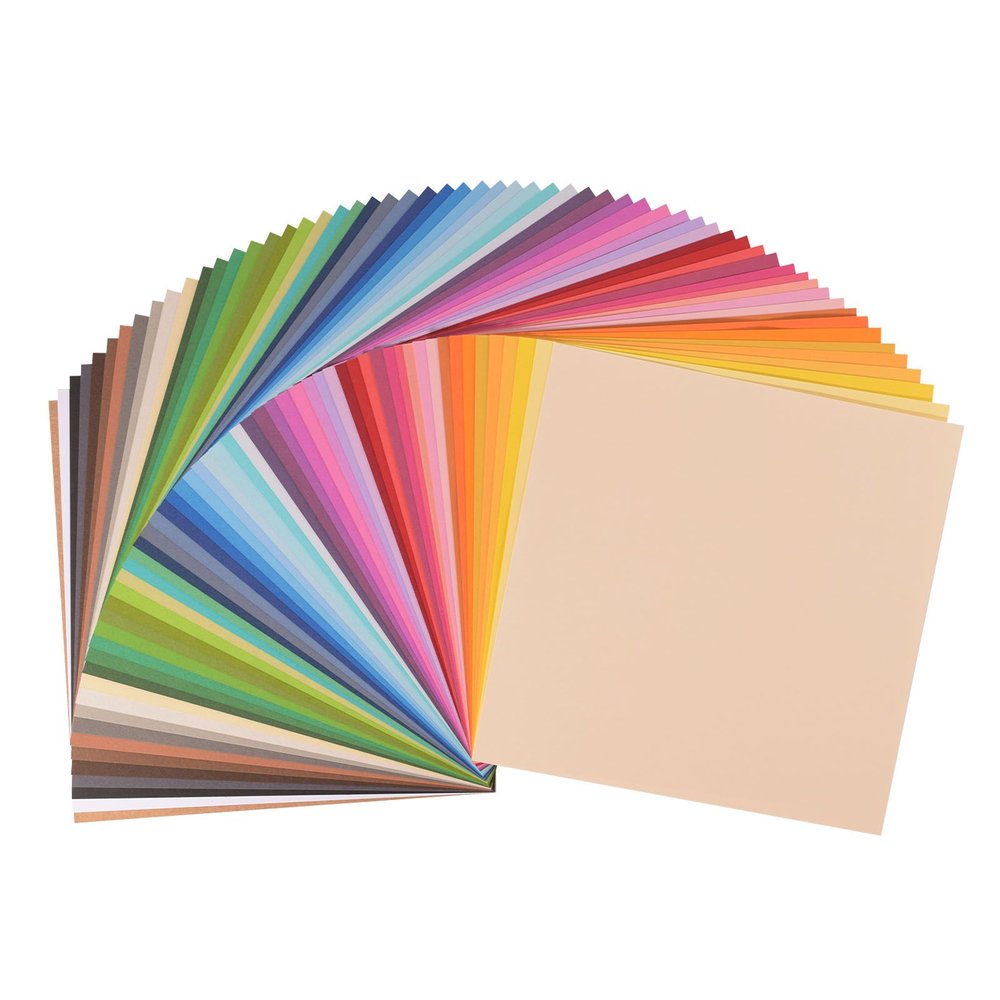 Florence • Cardstock 216g Glatt 30,5x30,5cm 12x5 Assorti